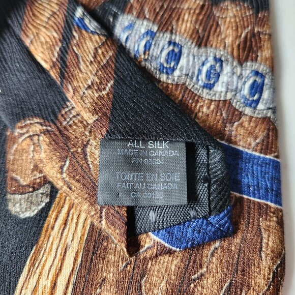 Watson Brothers Quote Me Tie – All Silk Cigar Design – Made in Canada – Vintage - Picture 5 of 6